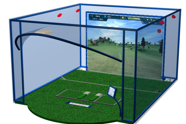 Simulateur Visiotics golf indoor – Réalisation 3D – 3DS Max 1996 à 2003