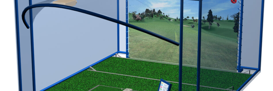 Simulateur Visiotics golf indoor – Réalisation 3D – 3DS Max 1996 à 2003